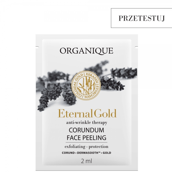 Peeling korundowy dla skóry dojrzałej Eternal Gold próbka Peeling korundowy dla skóry dojrzałej Eternal Gold próbka