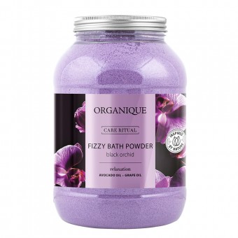 Musujący puder do kąpieli Black Orchid - duże opakowanie