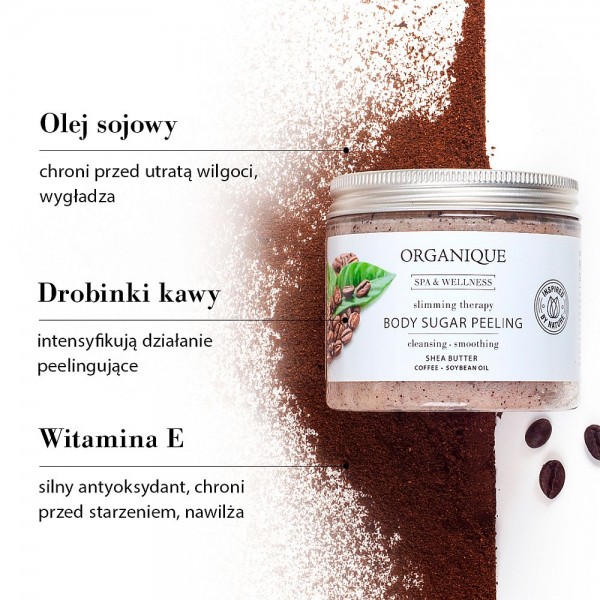 Antycellulitowy peeling cukrowy Slimming Coffee