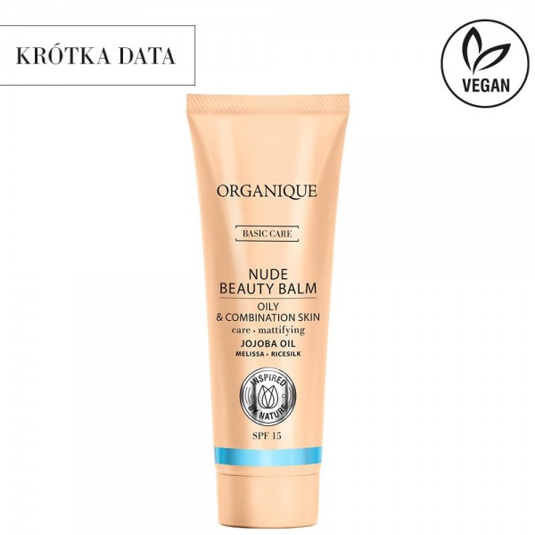 Krem upiększający dla skóry tłustej i mieszanej Nude Beauty Balm | krótka data
