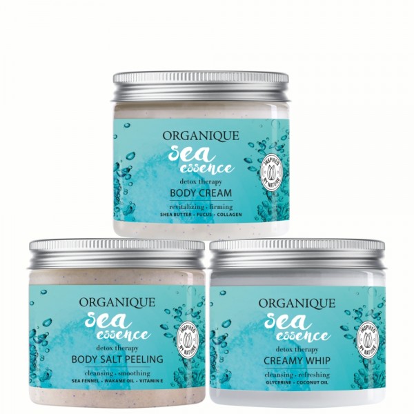 Zestaw Sea Essence - pianka, peeling i krem