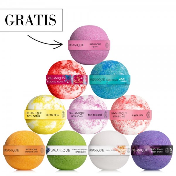 Wszystkie kule do kąpieli Organique + 1 GRATIS