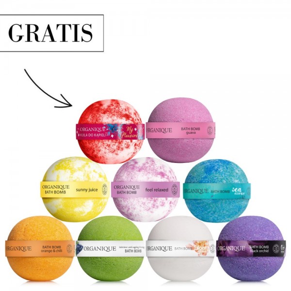 Wszystkie kule do kąpieli Organique + 1 GRATIS