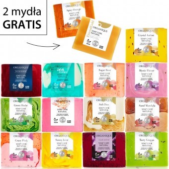 Wszystkie mydła glicerynowe Organique + 2 GRATIS