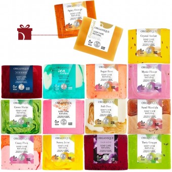 Wszystkie mydła glicerynowe Organique + 2 GRATIS