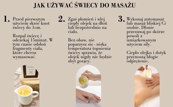 świeca do masażu