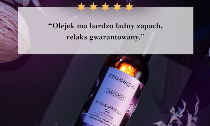 Odżywczy olej do kąpieli i masażu Black Orchid