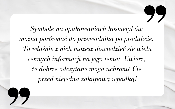 Dlaczego symbole na opakowaniach kosmetyków są ważne?