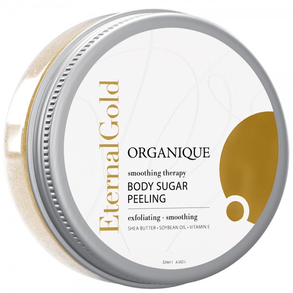 Wygładzający peeling cukrowy Eternal Gold - Opakowanie : 200 g